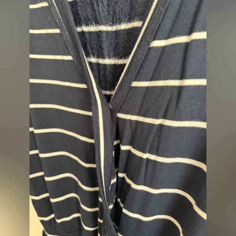 Splendid Blue and White striped Romper - Picture 3 of 5